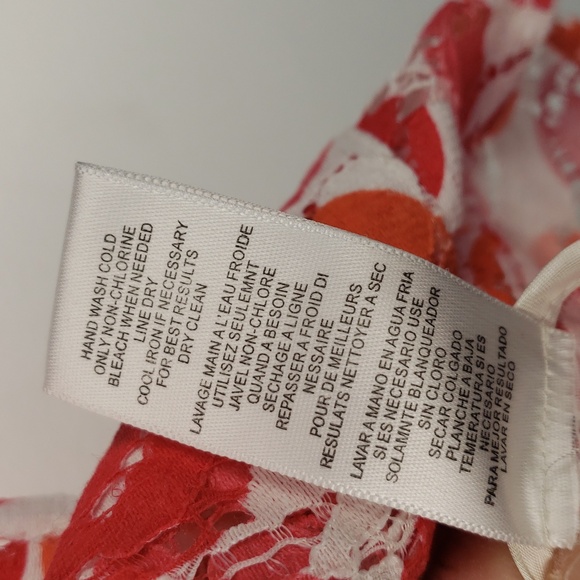 Marni Red and Orange Polka Dot Short Sleeve Top Size Medium - Picture 5 of 7